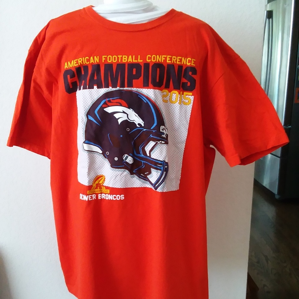 Denver Broncos AFC Champions 2015 T-Shirt Adult XL